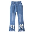 thumbnail image 1 of KVPLBQFD Distressed Jeans Low Waisted Jeans Cold Weather Running Pants Going Out Pants Clothes for Tweens 14-16 Girls Clothes Girls Size 14-16, 6-7 Years, 1 of 5