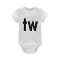 thumbnail image 1 of KVPLBQFD Girls Holiday Jumpsuit Cute Baby 24 Month Long Sleeve Onesies Boy Crawler Twin Alphabet Crawler Pure Cotton Baby Crawler Alphabet Twin Printed Twin Baby Jumpsuit Cute Baby Girl Clothes, 1 of 3