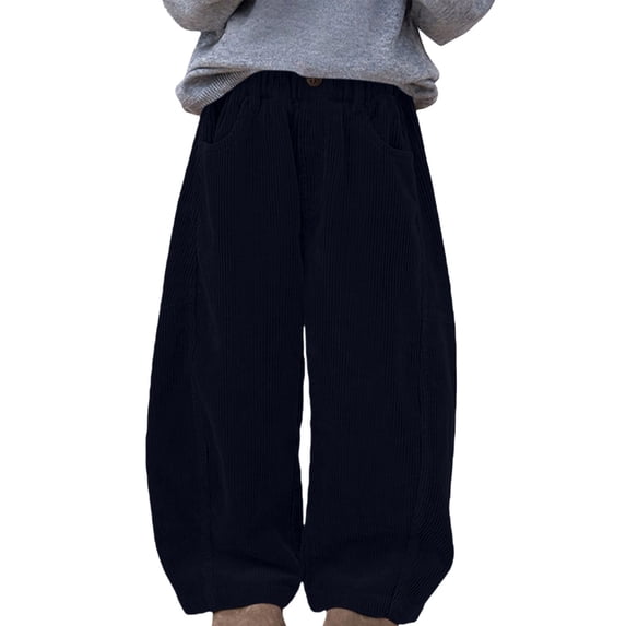 KVPLBQFD Girls Sweatpants Size 14-16 Cute Pants Grey Sweatpants Blue Pants Toddler Summer Clothes Little Girl Clothes Size 6-7 2 Year Old Girl, Black 11-12 Years