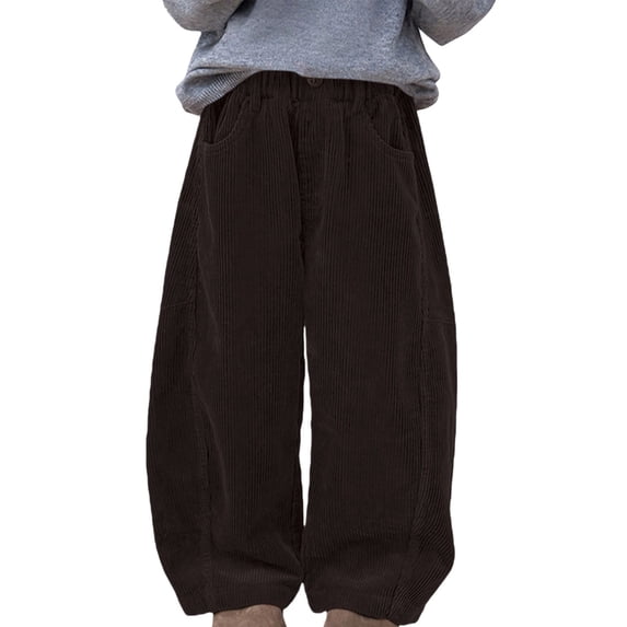 KVPLBQFD Girls Sweatpants Size 14-16 Cute Pants Grey Sweatpants Blue Pants Toddler Summer Clothes Little Girl Clothes Size 6-7 2 Year Old Girl, Brown 11-12 Years
