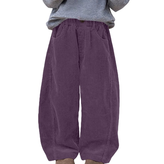 KVPLBQFD Girls Sweatpants Size 14-16 Cute Pants Grey Sweatpants Blue Pants Toddler Summer Clothes Little Girl Clothes Size 6-7 2 Year Old Girl, Purple 7-8 Years