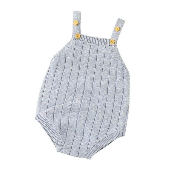 KVPLBQFD Infant Sweatsuit Baby Knit Romper Onesies for Baby Boy Cotton Sleeveless Boy and Girl Solid Sweater Clothes Baby Bodysuit One Year Old Girl Birthday Gifts