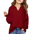 thumbnail image 1 of KVPLBQFD Long Sleeve Tops Pack Top Christmas Gifts 2025 for Kids Cute Shirts Y2k Childrens Clothes Girls Size 6-7 Girls Clothes 7/8 Girls Size 8-9, 6-8 Years, 1 of 7