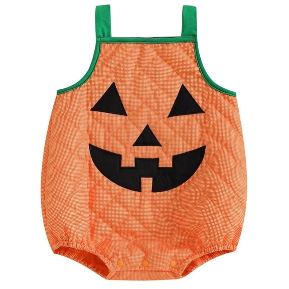 KVPLBQFD Newborn Halloween Outfit Toddler Holiday Outfit First Christmas Baby Girl Outfit 3t Onesies Girl Toddler Girls Clothes Size 7 Baby Boys, Orange 6-12 Months