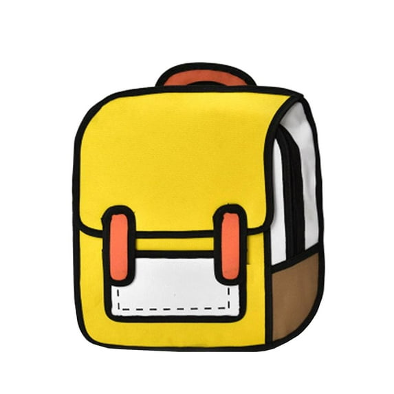 KVPLBQFD School Backpack for Travel Backpack School Theme Park Backpack Corporate Backpacks School Women School Purse, Yellow One Size