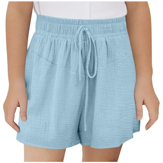 KVPLBQFD Spandex Shorts Girls Flowy Shorts for Girls 10-12 12month Girl Clothes Girl Size 14-16 Travel Clothes Low Rise Shorts Y2k