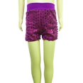 thumbnail image 1 of KVPLBQFD Sparkly Sequin Shorts for Girls Y2k Elastic Waist Mini Shorts Teens Trendy Cheerleader Gymnastics Shorts Soft Breathable Shorts for Kids, 1 of 4