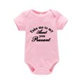 thumbnail image 1 of KVPLBQFD Suit Boys and Girls Short Sleeve Letter Prints Romper Bodysuit for Children's Fashionable Clothes Overalls Girls Cute Clothes for Girls 10-12, 1 of 4