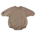 thumbnail image 1 of KVPLBQFD Toddler Girl Sweat Suit Toddler Onesie Solid Outfits Girls and Boys Sweatshirt Tops Romper Cute Clothes Baby Boy Clothes 0-3 Months Gifts For 18 Month Old Boy, 1 of 4