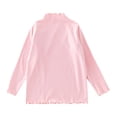 thumbnail image 1 of KVPLBQFD White Blouse Girls White Tops Long Sleeve Shirts for Teens Toddler Clothes 2 Year Old Girl Clothes Western Toddler Girl 2t Girl 4 Toddler, Pink 13-14 Years, 1 of 6