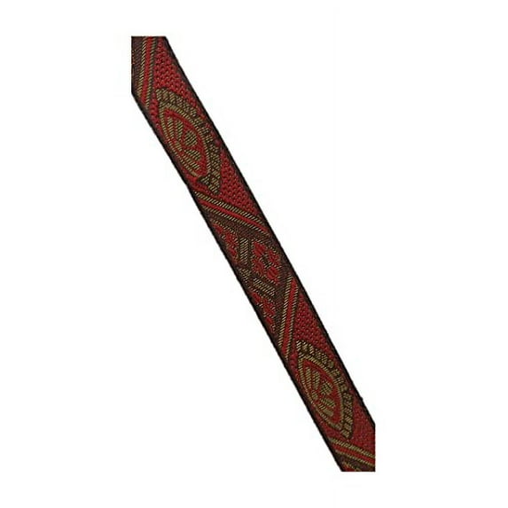 KVR Nylon Polyester Multicolor Silk Woven Embroidery Braid Wedding and Party Lace Ribbon