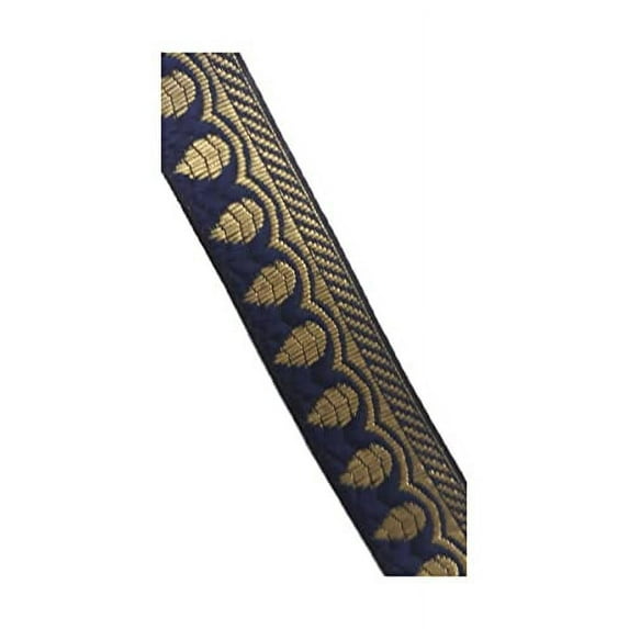 KVR Nylon Polyester Multicolor Silk Woven Embroidery Braid Wedding and Party Lace Ribbon