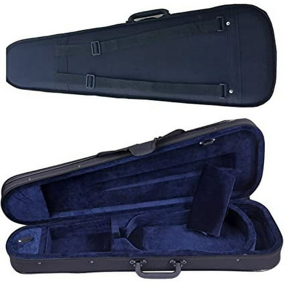 KVS#305 Professional Triangular Shape Super Light Suspension Violin Hard Case 1/2
