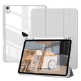 thumbnail image 1 of KVTVOU Case for iPad (A16) 11th Generation 11 inch 2025, iPad 10th Generation 10.9 inch 2022 with Pencil Holder, Clear Transparent Back Shell with Shockproof Cover, Auto Sleep/Wake, Grey, 1 of 9