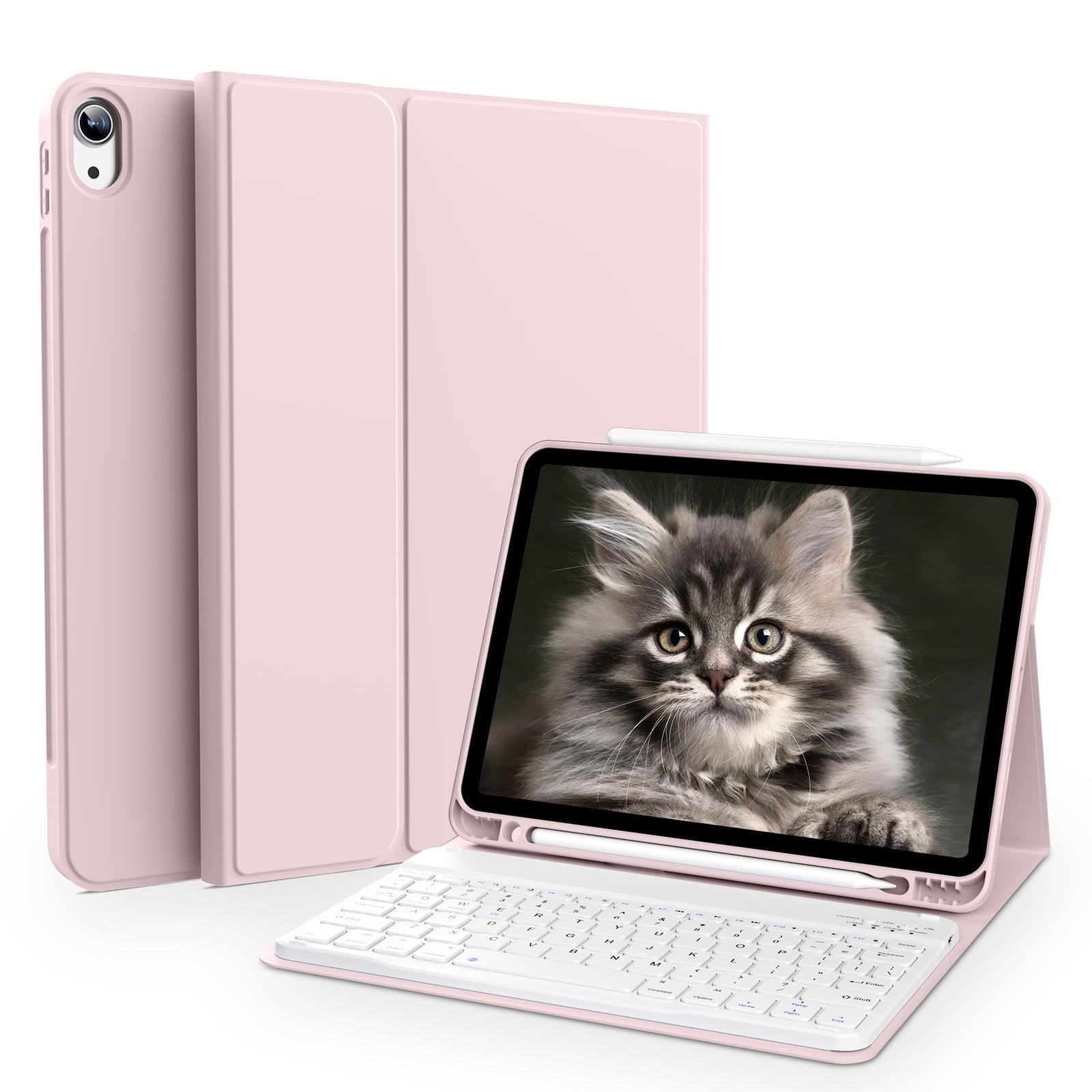 KVTVOU Toetsenbordhoes voor iPad 11e generatie A16 2025/iPad 10e