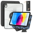 thumbnail image 1 of KVTVOU Case for iPad (A16) 11th Generation 11 Inch 2025, iPad 10th Generation 10.9 inch 2022 with Pencil Holder, Auto Wake-Sleep,Clear Acrylic Back Shell, Magnetic attraction increases,Black, 1 of 9