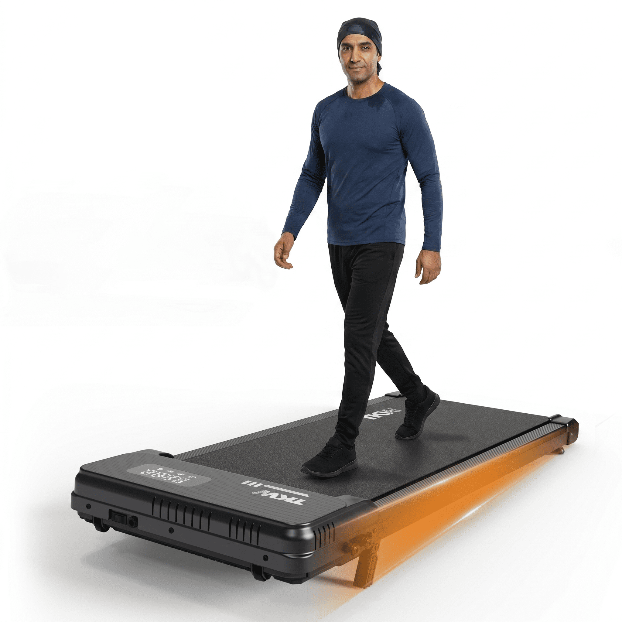 KW Under Desk Treadmill 2-in-1 Walking Pad for Walking and Jogging, 2.5HP Quiet Low-Noise Walking Treadmill with Remote Control , 200 lbs Capacity, Compact Home & Office Gym Equipment