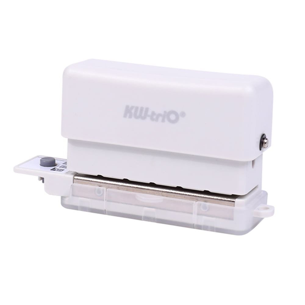 KW triO Handheld Paper Punch, 6 Hole Puncher for Scrapbooking, A4 A5 B5