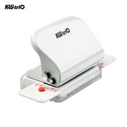 KW-trio Handheld Metal 6-Hole Hole Puncher 5 Sheet Capacity 6mm for A4 A5 B5 Paper Notebook