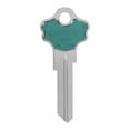 thumbnail image 1 of KW10 Traditional House & Office Universal Key Blank, Green - Pack of 5, 1 of 1