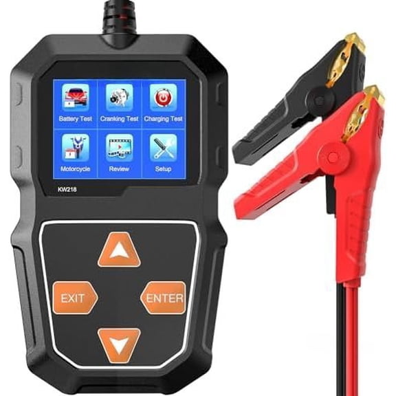KW218 6V 12V   Tester 100-2000 CCA Automotive  Load Tester Alternator Tester Digital   Analyzer  Cranking System Tester for   Marine  Boat