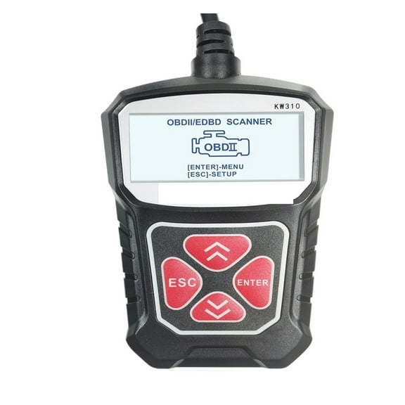 KW309 OBDII Scanner Engine Fault Code Reader Automotive Scanner OBD2 Car OBD Scanner Repair Diagnostics Tools ,Sturdy and Compact
