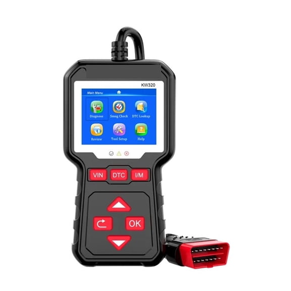 KW320 Car OBD2 Scanner Professional Car Diagnostic Scanner Tools OBD 2 Check Engine Automotive Code Reader ,Reliable Car Helper