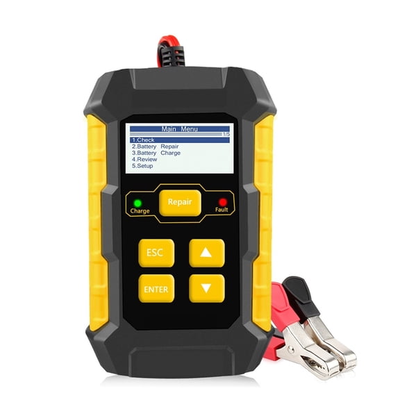 KW510 5A Full Automatic Car Battery Tester Pulse Repair Charger Wet Dry Lead Acid Car Battery Repair Tool