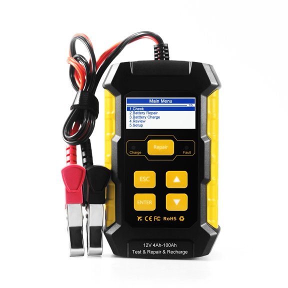 KW510 Car Battery Tester Pulse Repairing Car Battery Chargers Auto Automotive Diagnostic Device Maintenance Tool ,Fast and Accurate Precise