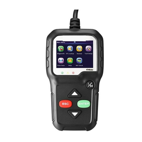 KW680 Code Reader Scanner Multi-language Full Obd2 Function Kw 680 Car Diagnostic Tool ,Easy to Operate