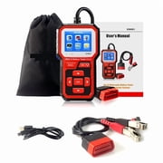 KW681 Car Battery Tester 6V-12V Car Battery Analyzer Auto Diagnostic Tool 2 in1 2000 CCA Battery Charge Tester OBD2 Scanner ,Precise Measurements