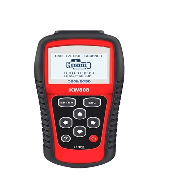 KW808 Car OBD2 Scanner Auto Automotive Diagnostic Scanner Tools Engine Fualt Code Reader OBD2 Large LCD Screen