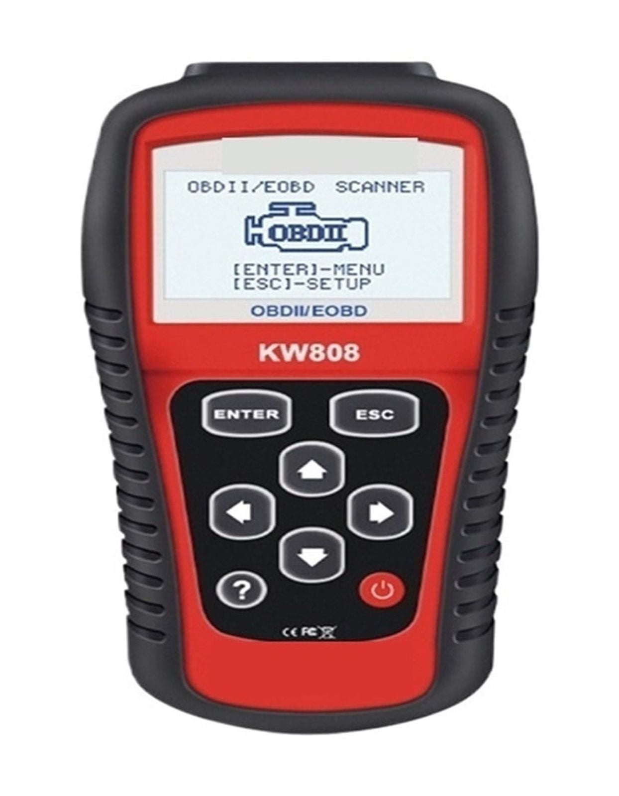 KW808 Car OBDII EOBD Fault Scanner Code Reader Fault Engine System ...