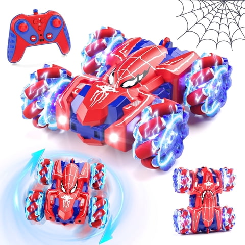KWANITHINK RC Cars Toys for 3 4 5 6 7 8 9 10 Year Old Girl Boys, Remote Control Car, 2.4Ghz Fast Stunt, Double Sided Race Car for Girls Kid Age 8-12 Outdoor Toys Birthday