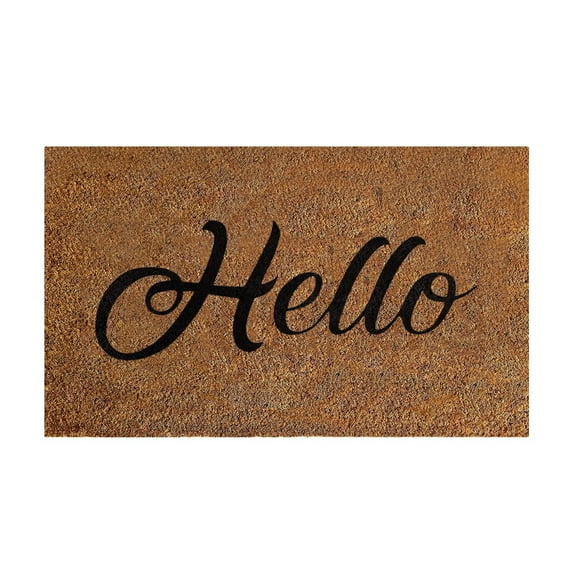 KWASOME Rustic Carpets Coir Welcome Mats For Front Door, Funny Door Mats Outside Patio Porch Farmhouse