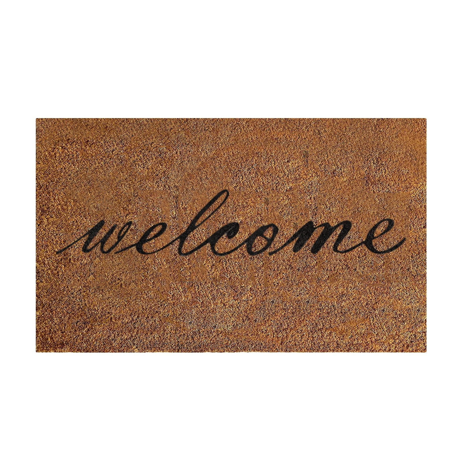 KWASOME Rustic Carpets Coir Welcome Mats For Front Door, Funny Door ...