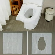 KWASOME Rustic Carpets Toilet Seat Covers Paper Travel Disposable Toilet Seat Disposable Sanitary 100Pc Patio Porch Farmhouse