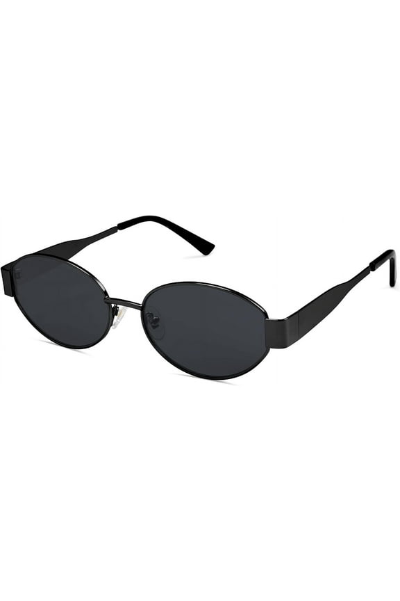 Retro Oval Sunglasses for Women Men Trendy Sun Glasses Classic Shades UV400 Protection