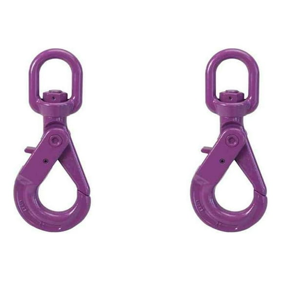 KWB 3/8" Swivel Self-Locking Hook - Grade 100 - 2 Pack