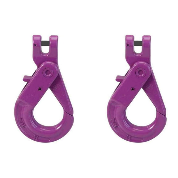 KWB 9/32" Grade 100 Clevis Self Locking Hook - 2 Pack
