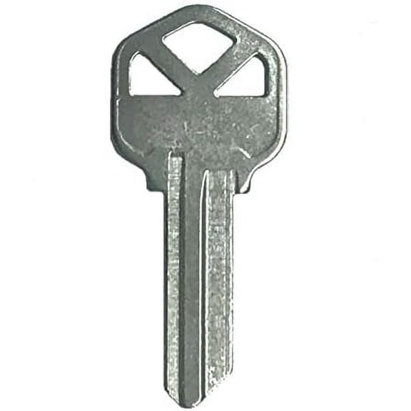 KWI-1KE (NP) Key Blank, KW1 Nickel Plated 250pk$$Tools & Hardware Other