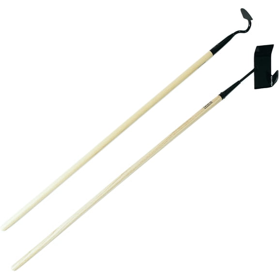 KWIK EDGE Tool & Mini Duo - Garden Edger Weeder - Soil Cultivator - Hoe Long Handle Grass Flower Backyard Gardening Tool