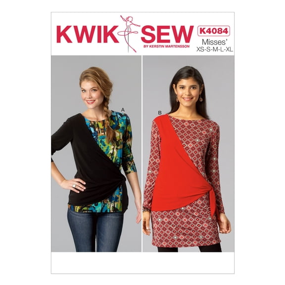 KWIK-SEW PATTERNS K4084 Misses' Tops, All Sizes