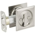 thumbnail image 1 of Kwikset 335SQT-15 Square Privacy Pocket Door Lock Satin Nickel Finish, 1 of 7