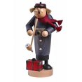 thumbnail image 1 of KWO Skinny Traveler with Camera and Luggage German Wood Christmas Incense Smoker, 1 of 2