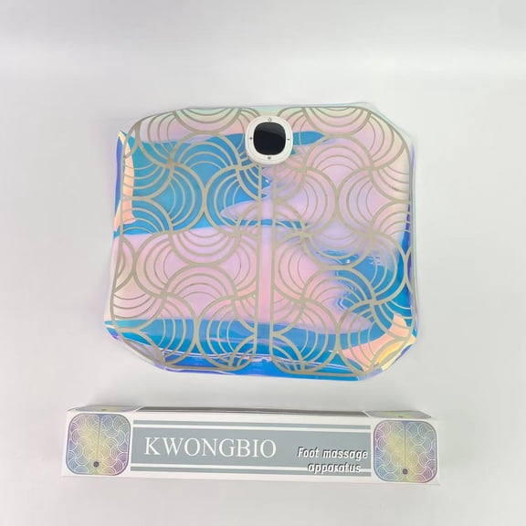 KWONGBIO Foot massage apparatus, Foot Massager Mat -Foot Massager Pad for Pain Plantar Relief, Muscle Relaxation, Foldable Legs & Feet Massager Pad with 8 Modes, 19 Levels