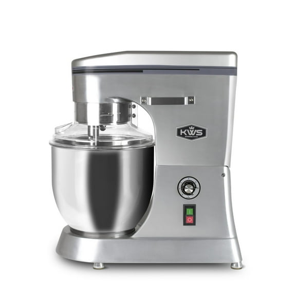 KWS M-B12 Commercial 1400W Stand food Mixer,12 Quarts Silver Heavy-Duty for Restaurant/Bakery /Tea Shop/Coffee Shop