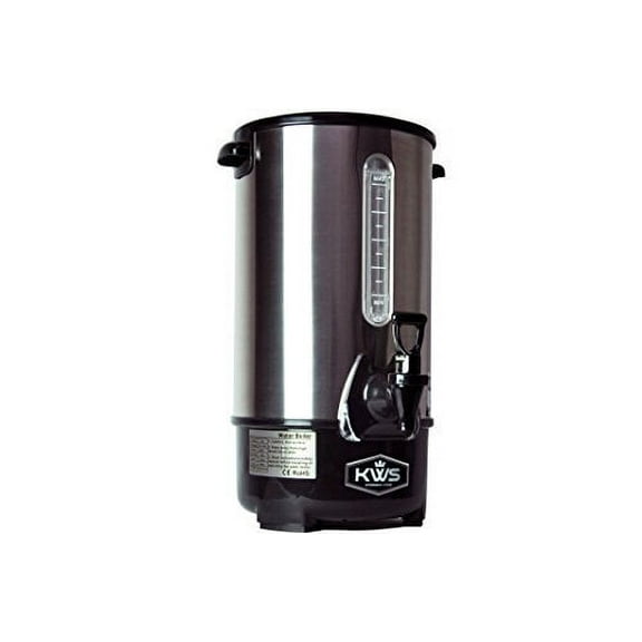 KWS WB-30 19.5L/ 83Cups Commercial Heat Insulated Water Boiler and Warmer Stainless Steel (Silver)