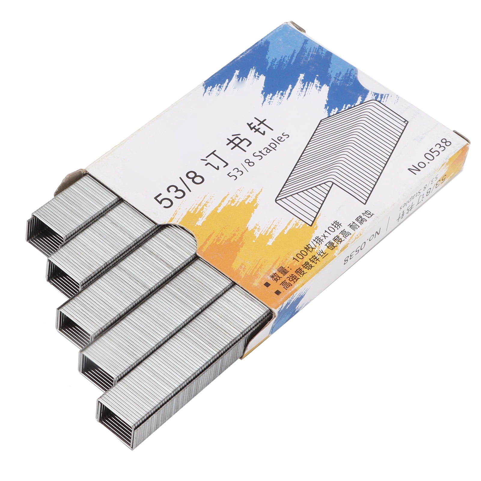 KWTRIO Galvanized Wire Staple Applicable Nail Gun Stapler Supplies for