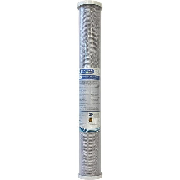 KX 32-250-20-GREEN | 20" CTO Carbon Block Water Filters for Chlorine Taste and Odor reduction | KX MatriKX Powered by GREENBLOCK | Replaces 32-250-125-20